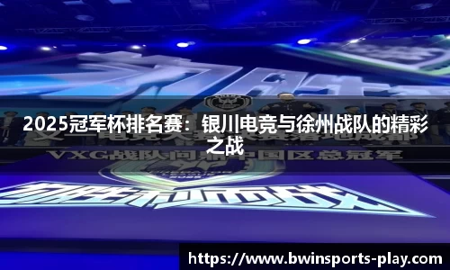2025冠军杯排名赛：银川电竞与徐州战队的精彩之战